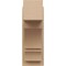 Ekena Millwork 8-in W x 14-in D x 22-in H Balboa Block Rough Cedar Woodgrain TimberThane Outlooker, Primed Tan OUTUR080X14X22BOA44RCPR - alternate 2